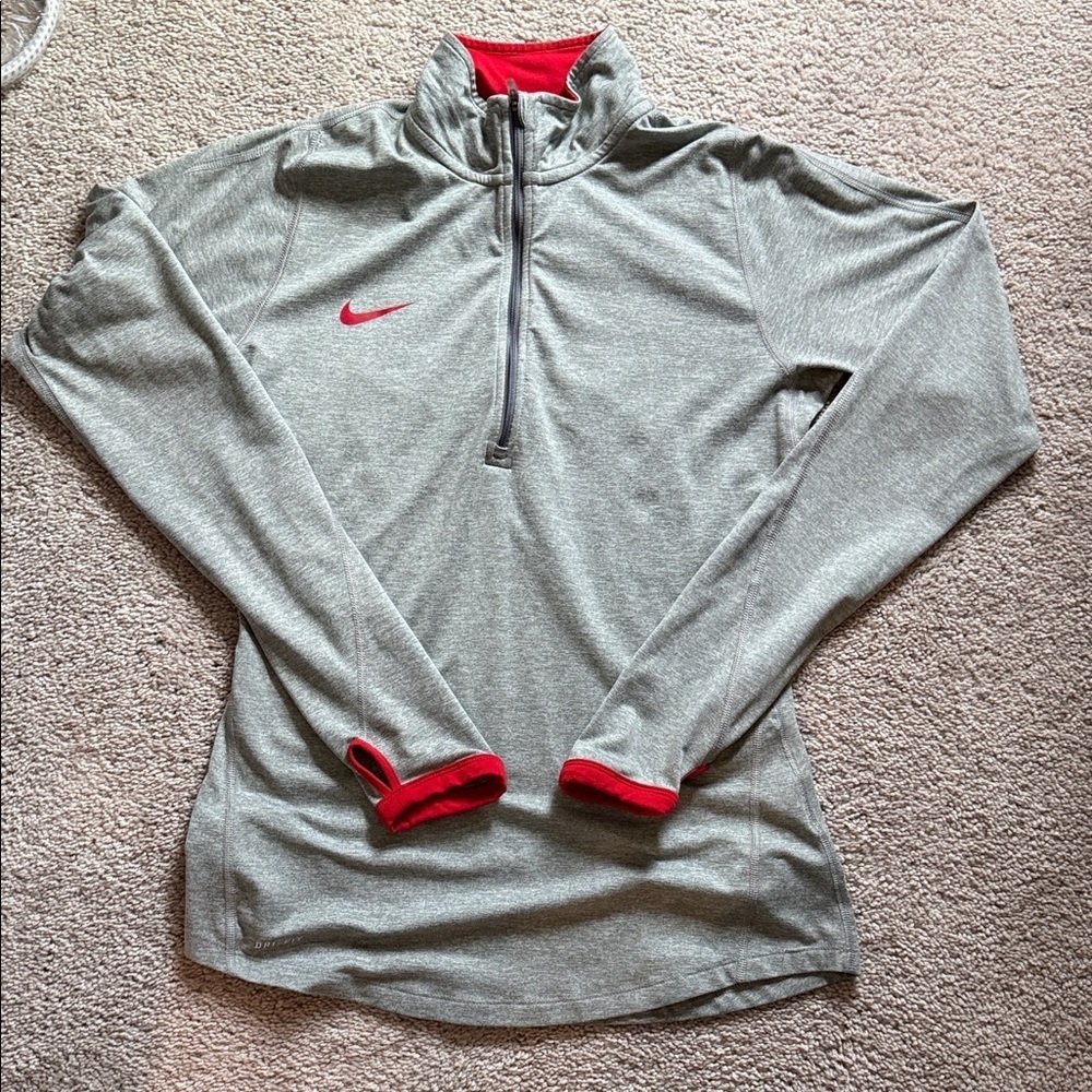 Nike Women's Swift Dri-FIT Zip Running Pullover
